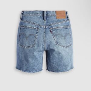Levi's Light Blue Denim Mid-Thigh Shorts